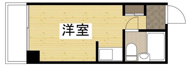 山下ビル(ワンルーム/7階)の間取り写真