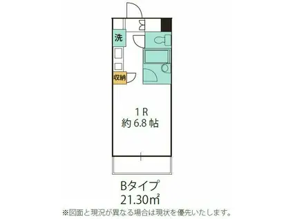 ドミール駒大駅前(ワンルーム/2階)の間取り写真
