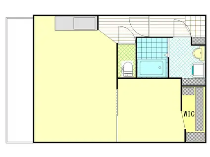 ブルーベル麻生(1DK/3階)の間取り写真