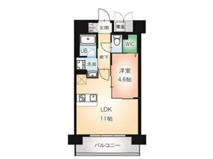ナヴィリオ パラッツォ(1LDK/3階)の間取り写真