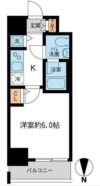 KDXレジデンス大島(1K/7階)の間取り写真