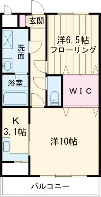 ESPERANZAI(1LDK/3階)の間取り写真