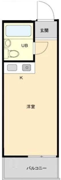 パレドール文京第3(ワンルーム/5階)の間取り写真