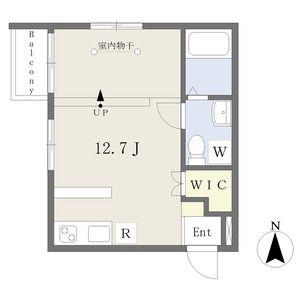 SOLID名駅南(ワンルーム/2階)の間取り写真