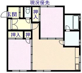 リゾートマンション(2LDK/1階)の間取り写真