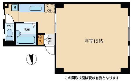 カーサフォルツァ(1K/3階)の間取り写真