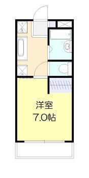 LUCE (1K/4階)の間取り写真