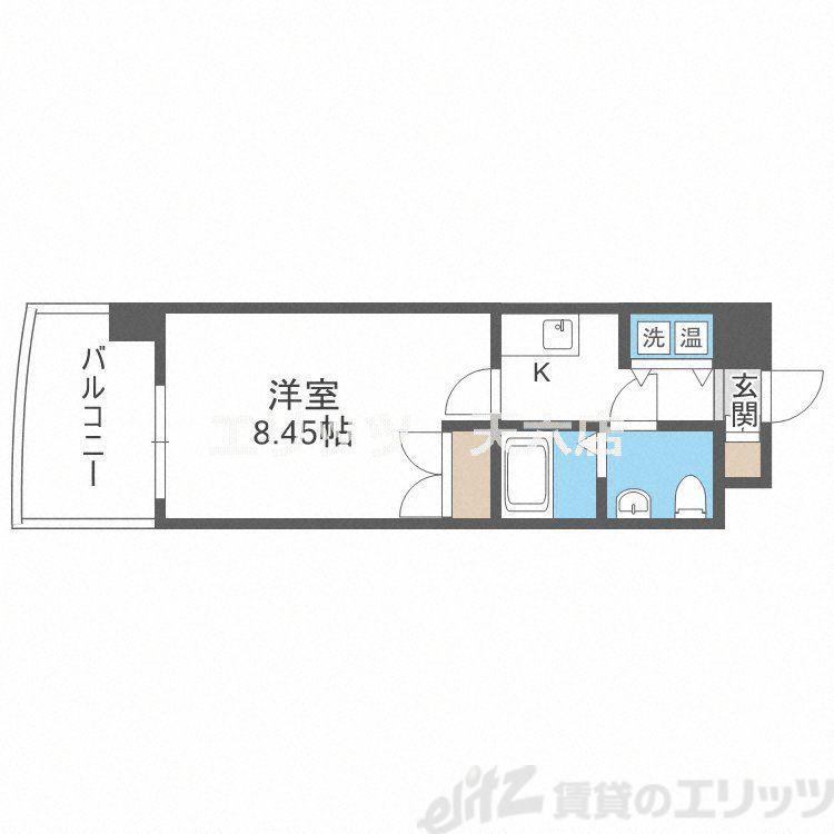 REMASIONKITA(1K/3階)の間取り写真