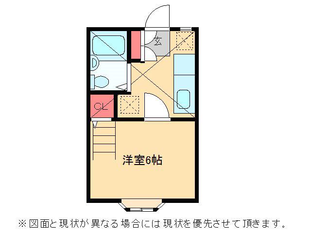 ジュエルスクエア(1K/2階)の間取り写真