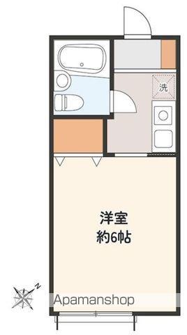 日昭ハイツ(1K/1階)の間取り写真