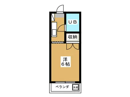 アーバンハイツ篠宮(ワンルーム/3階)の間取り写真