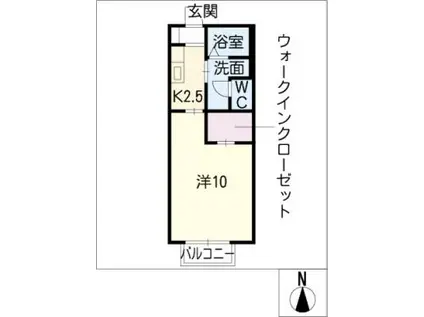 ＪＲ東海道本線 相見駅 徒歩28分 2階建 築20年(1K/1階)の間取り写真