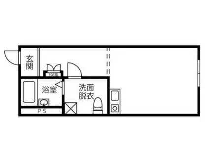 MIISA HOSHIKAWA(ワンルーム/2階)の間取り写真