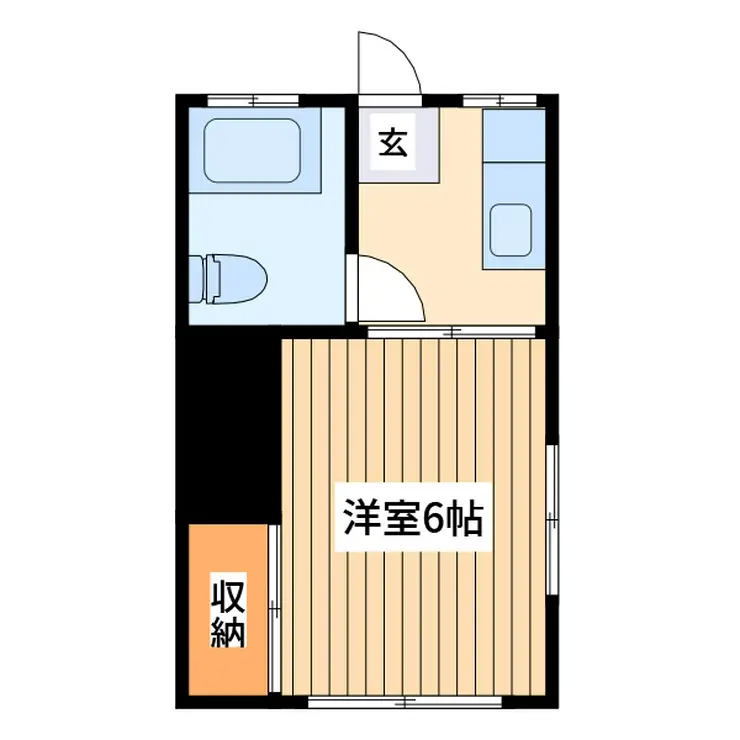 アパートマスヤ 1階階 間取り