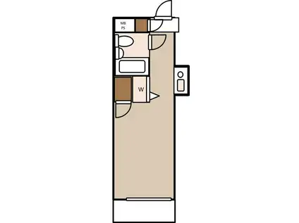 フローラル練馬(ワンルーム/2階)の間取り写真