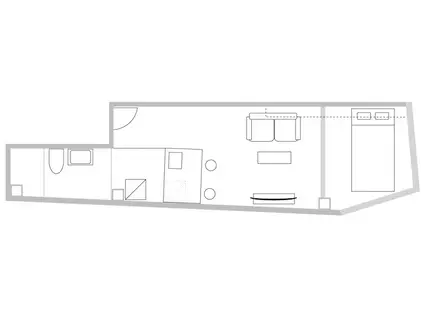 豊島千早GALAXY(1DK/4階)の間取り写真