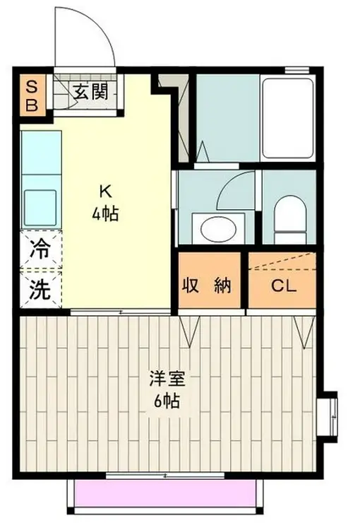レヨンドソレイユ 1階階 間取り