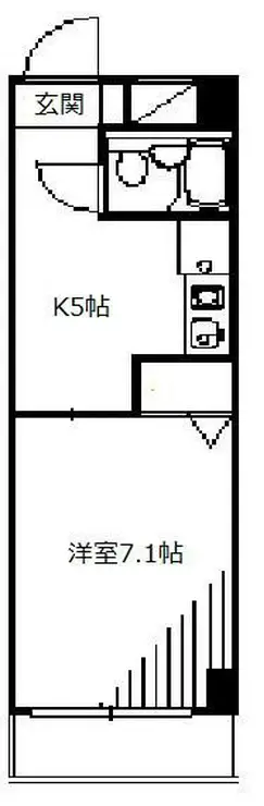 ロイヤルエクセレント学芸大 4階階 間取り