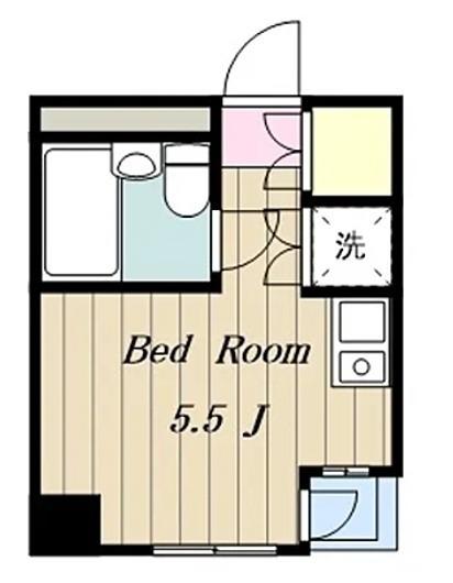 朝日プラザ南橋本(1K/3階)の間取り写真