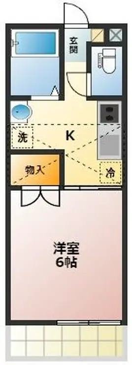 サウザンハウス 1階階 間取り