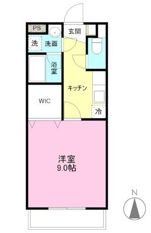 アーバンヒルズ(1K/2階)の間取り写真