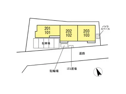 シャルマンいずみ(2LDK/1階)の間取り写真