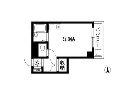 アーバンライフMY(ワンルーム/2階)の間取り写真