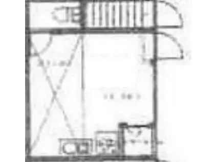 サークルハウス竹ノ塚弐番館(ワンルーム/1階)の間取り写真