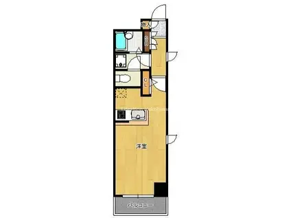 ベスト伊勢佐木長者町(ワンルーム/5階)の間取り写真