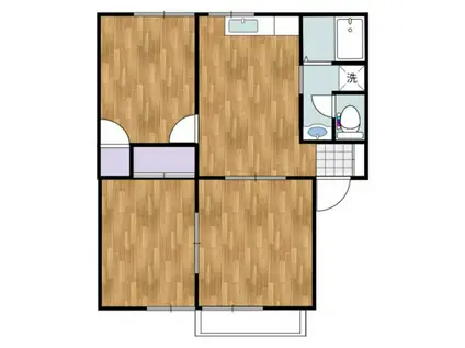 メゾン・エスプラネード(3DK/2階)の間取り写真