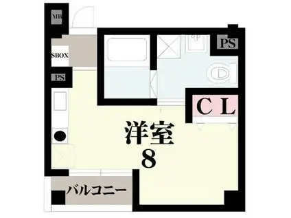 ORIENTCITY・K(ワンルーム/7階)の間取り写真