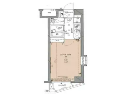 AQUA ARTESSIMO CONCORDIA(1K/5階)の間取り写真