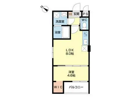 MOVE大曽根NEO(1LDK/3階)の間取り写真