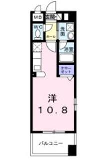MAISON IT(ワンルーム/3階)の間取り写真