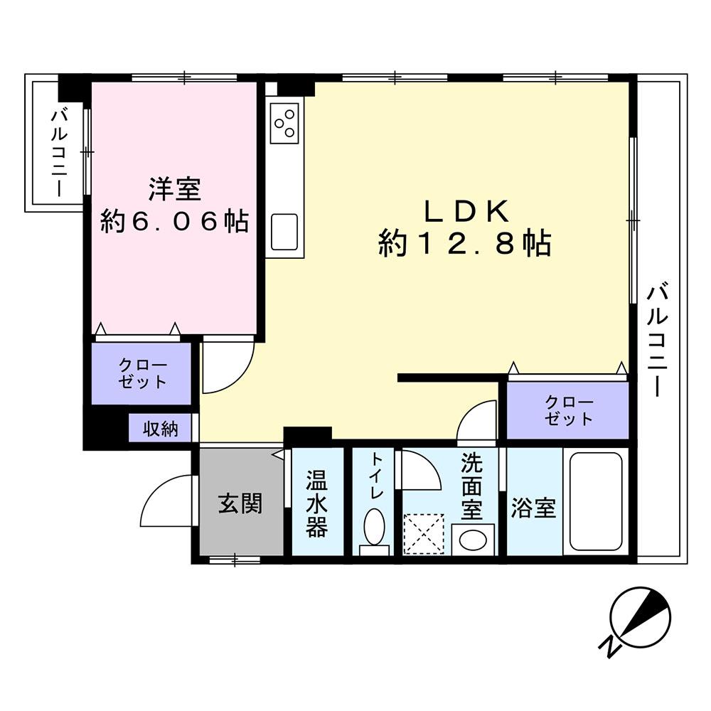 ラ・スペランツァ学芸大学(1LDK/2階)の間取り写真