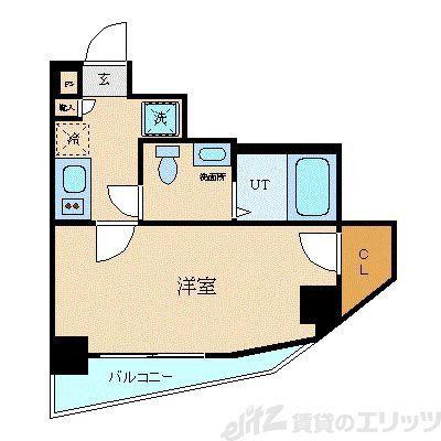 プレール・ドゥーク錦糸町II(1K/5階)の間取り写真
