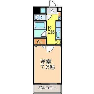 C&Mノリタケ(1K/7階)の間取り写真