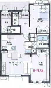 CASA GLUCK(2LDK/1階)の間取り写真