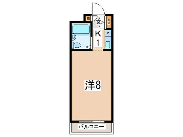 ハイネス相模大野 2階階 間取り