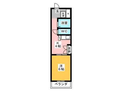 千代田ビルディング(1K/3階)の間取り写真