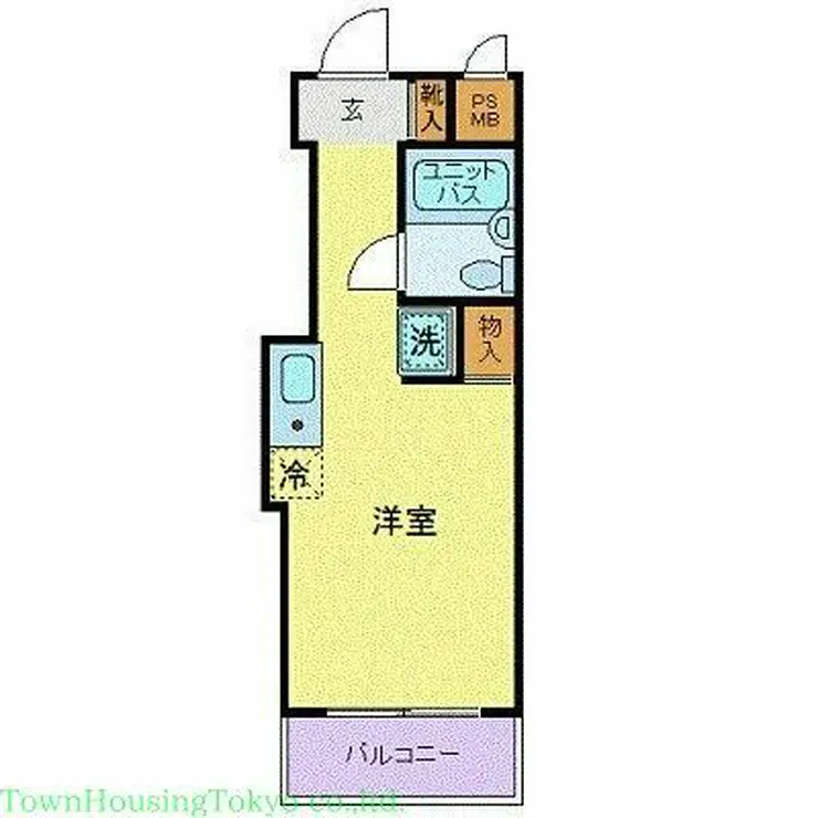 スカイコート世田谷用賀 5階階 間取り