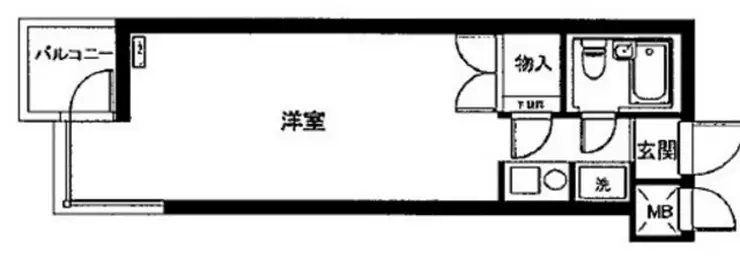 コスモポリタン 1階階 間取り