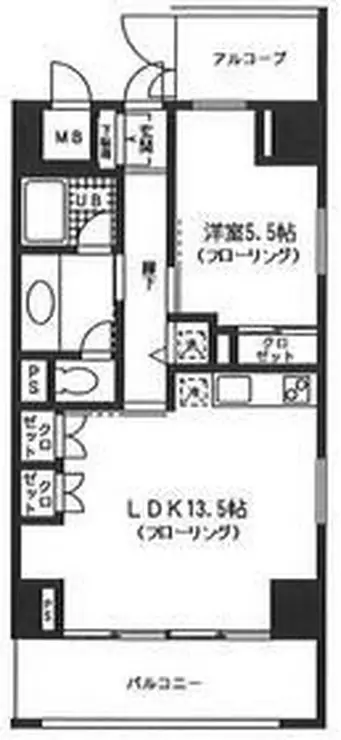 ロジュマン湘南 12階階 間取り