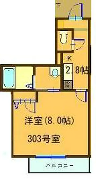 小町メゾン 3階階 間取り