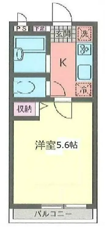 スカイパル鈴金 2階階 間取り
