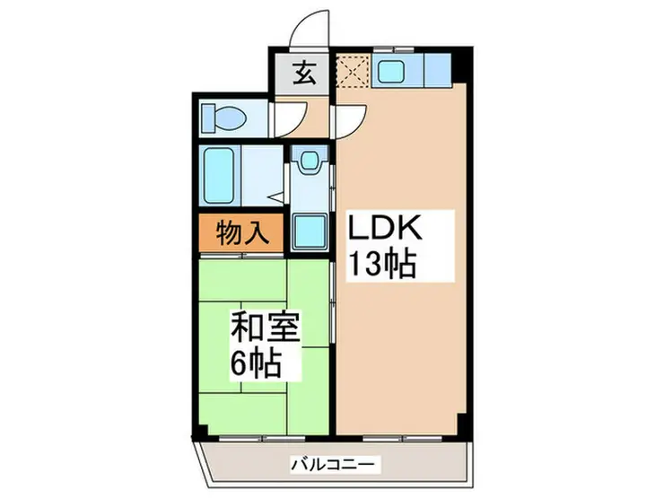 第5SSマンション 3階階 間取り