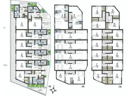 THESIESTA唐木田TERRAVENE(3LDK/3階)の間取り写真