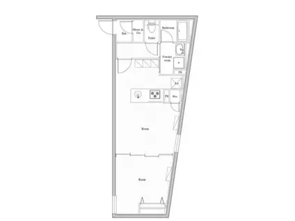 エディット文京千石2(1LDK/1階)の間取り写真