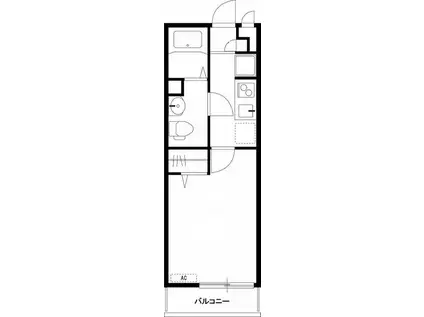 リブリ・YAMATO(1K/1階)の間取り写真