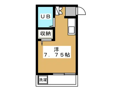 サンコート河田町(ワンルーム/3階)の間取り写真